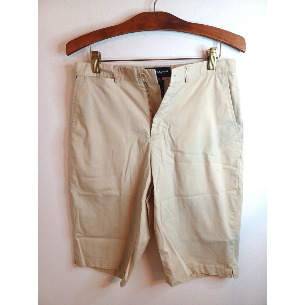 Ralph Lauren Polo Bermuda Shorts 6  Khaki Beach Coastal Vacation Resort Preppy